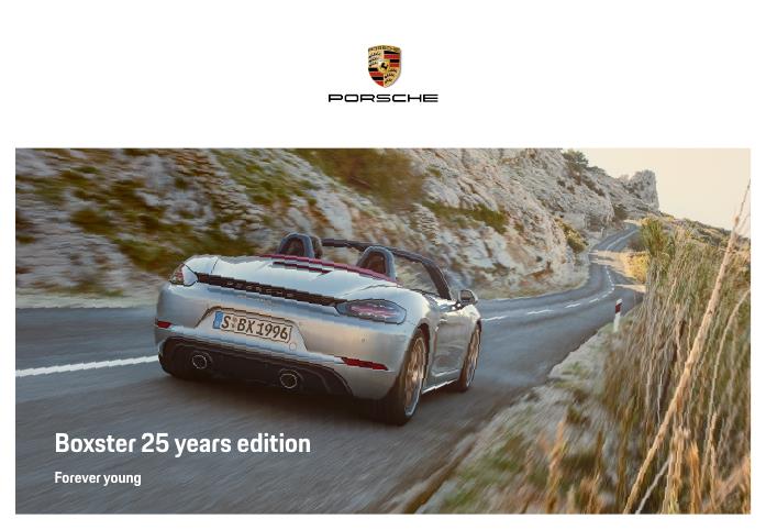 Рекламный буклет Porsche 982 Boxster 25 years